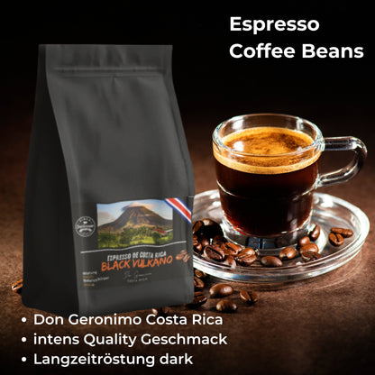 Black VOLCANO| Dark Röstung | Costa Rica Espresso "Geronimo´s Selection"-1